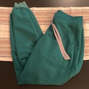 Figs Hunter Green Zamora Scrub Pants Size XS